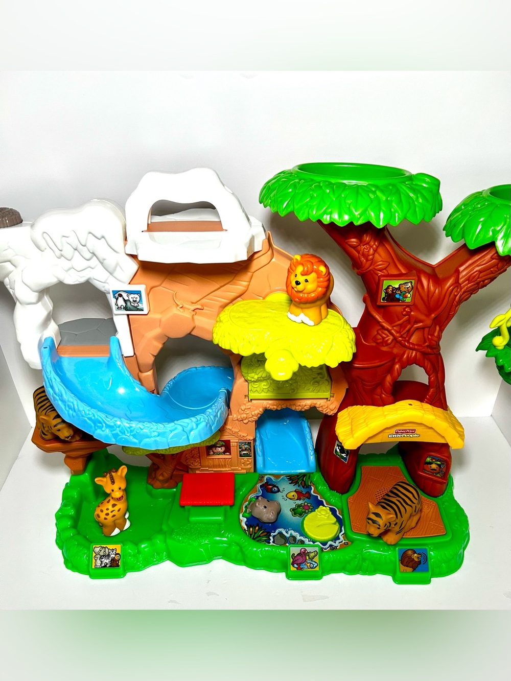 Little People Fisher Price 2011 French Version Zoo Talkers Animal Sound EUC